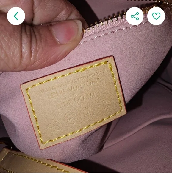 Floral Mini Bag in Brown and Pink - Picture 7 of 10